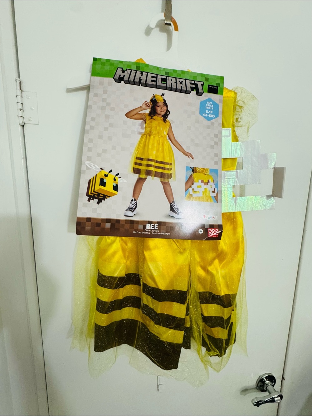 Minecraft Bee Kids Halloween Dress - Yellow Bee Costume
